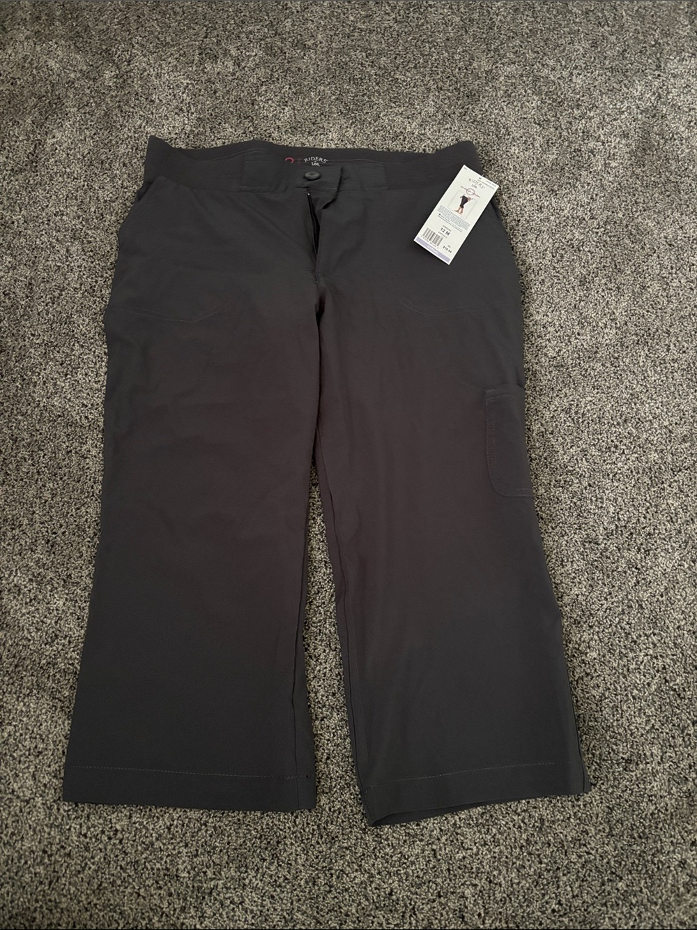 Riders by Lee Charcoal Straight-Leg Capris